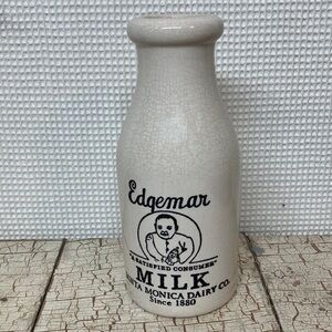 Edgemar Ceramic Milk Bottle